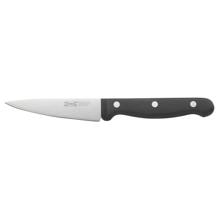 Digital Shoppy IKEA Paring Knife, Dark Grey, 9 cm (4") 40294717 cutting peeling stainless steel durable kitchen