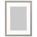 A sleek photo frame with a white mat, perfect for displaying your favorite memories 50297433