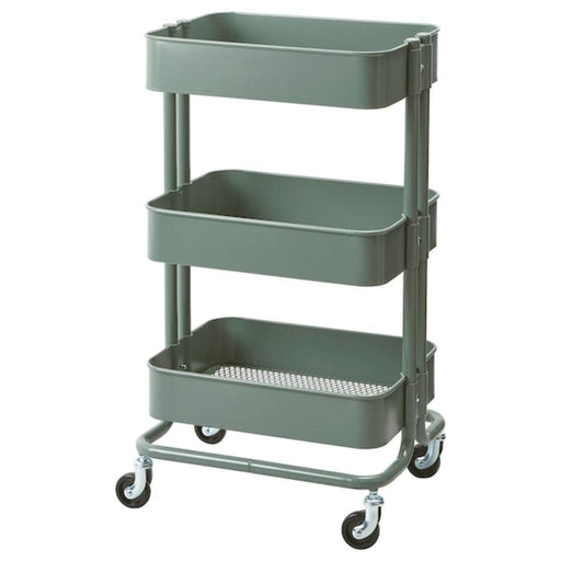 IKEA trolley with three shelves and wheels for easy movement  90443140