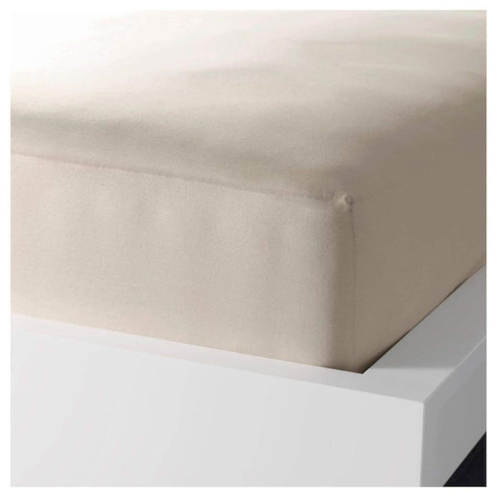 Digital Shoppy IKEA Fitted Sheet, Beige, 140x200 cm (55x79 )Fitted sheet bedding, Fitted sheet sizes, Cotton fitted sheet