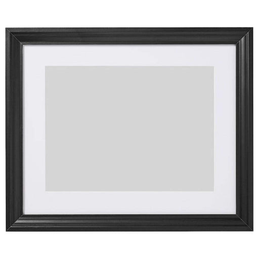 A sleek grey photo frame with a white mat, perfect for displaying your favorite memories 10427629