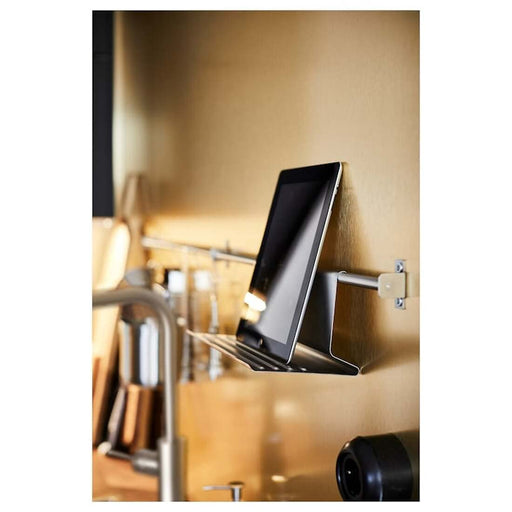 Digital Shoppy IKEA Tablet Stand, Stainless Steel , 26x12 cm (10 1/4x4 3/4 ")