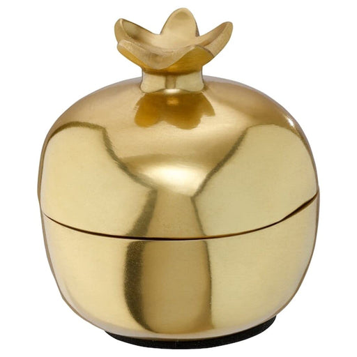Gold-coloured pomegranate decoration with lid from IKEA 80523236