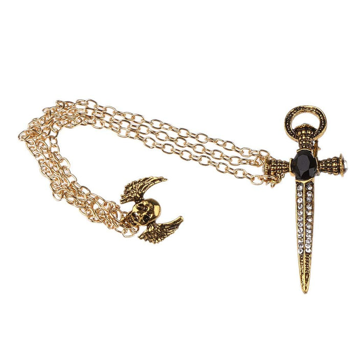 Unique Lapel Pin Design: A unique lapel pin design that features a crown bird tassel chain and angel wings badge, making it a standout accessory that complements any outfit.