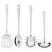 Digital Shoppy IKEA Kitchen Utensil Set Stainless Steel - Set of 4 kitchen baking spatula server online 50174465