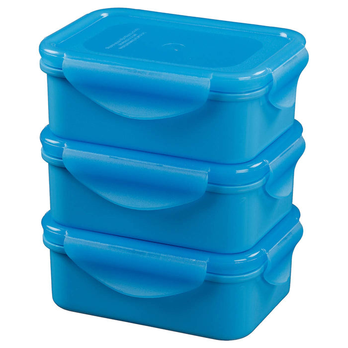 Digital Shoppy IKEA Lunch Box - Pack of 3 (Blue) - digitalshoppy.in
