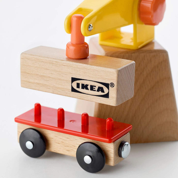 IKEA Crane and Wagon Toy Set - 3 Piece Set - digitalshoppy.in