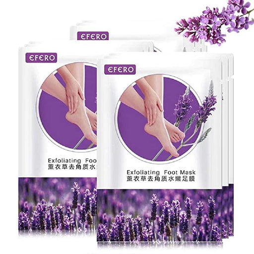 Efero Exfoliating Skin Peeling Foot Mask Socks for dead skin removal and pedicure foot care treatment