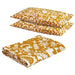 Yellow cotton flat sheet and 2 pillowcase set from IKEA 80418952