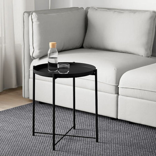 Digital Shoppy IKEA Tray Table, Black, 45x53 cm (17 1/2x20 5/8") (Black)
