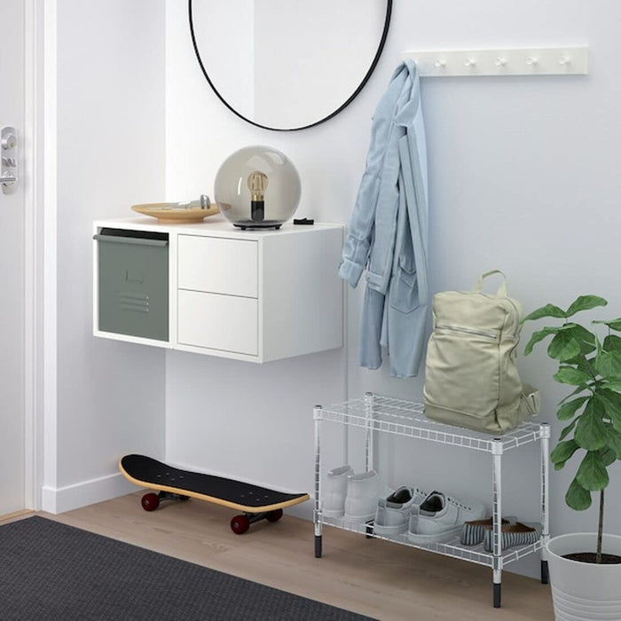Digital Shoppy IKEA Shelving Unit, galvanised, 60x25x40 cm, Small and compact galvanised Ikea shelving unit, measuring 60x25x40 cm  40483077