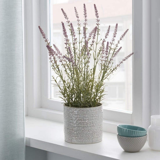 Digital Shoppy Realistic Lavender Lilac Artificial Plant from IKEA - a lifelike plant with delicate purple flowers and green leaves in a 12 cm pot. online , price, 90476159