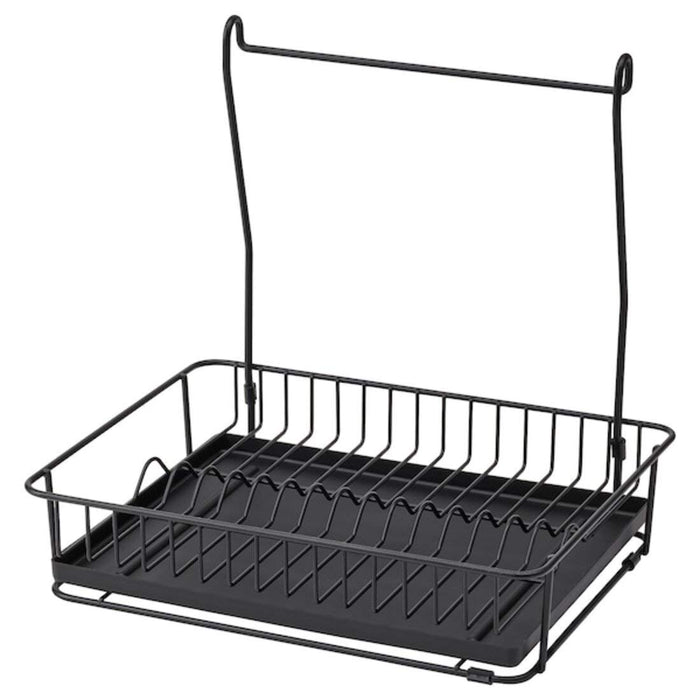 Digital Shoppy IKEA Dish Drainer, Black durable steel rust resistance design kitchen 40448767