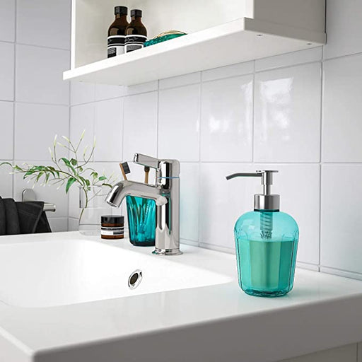 Digital Shoppy IKEA  PET Plastic Mug Bathroom Accessories (Turquoise) 70264969 brush bathroom online low price
