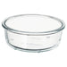 IKEA Oven Safe Food Container - Round Glass (400 ml (14 oz)) - digitalshoppy.in