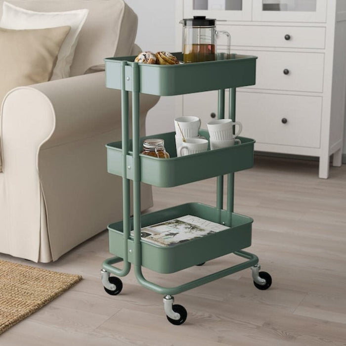 Space-saving IKEA trolley with slim design for apartment living  90443140