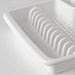 Digital Shoppy IKEA Dish Rack/Drainer, 46 x 36 cm (White) 00485870 durable lightweight kitchen design plastic