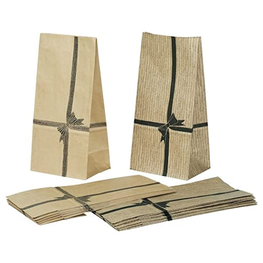 A large capacity paper bag from IKEA, designed for carrying groceries and other items, with sturdy handles for easy carrying 70474514  