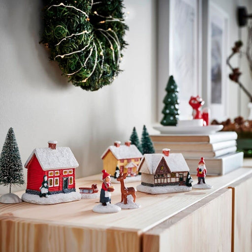 Digital Shoppy IKEA Decoration set of 10, winter village 10501822