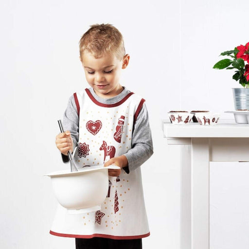 Encourage your child's love for cooking and baking with this fun and practical apron from IKEA, designed specifically for kids and featuring a playful design 80472699