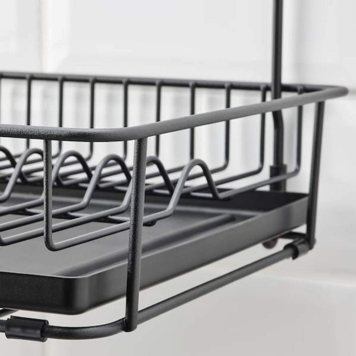 Digital Shoppy IKEA Dish Drainer, Black durable steel rust resistance design kitchen 40448767