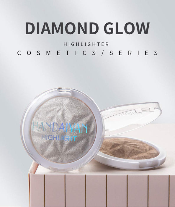 Digital Shoppy HANDAIYAN Highlighter Makeup Shimmer Powder Palette Base Illuminator Face Contour Glow Cosmetics (06) - digitalshoppy.in
