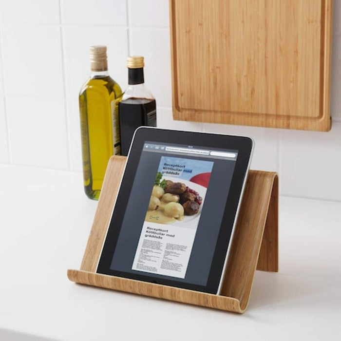 Digital Shoppy IKEA Tablet Stand, Bamboo, The IKEA Tablet Stand is a portable option for hands-free tablet use on the go. 90412860