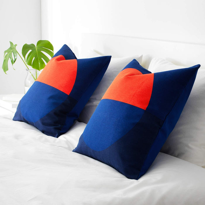 IKEA cushion covers  on a bed 80425820