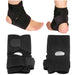 Digital Shoppy 1Pc Black Adjustable Ankle Support Elastic Brace Guard Protector