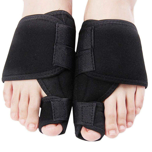 A person wearing Big Toe Hallux Valgus Bunion Corrector Orthotics while engaging in physical activity, demonstrating their effectiveness in promoting an active lifestyle.