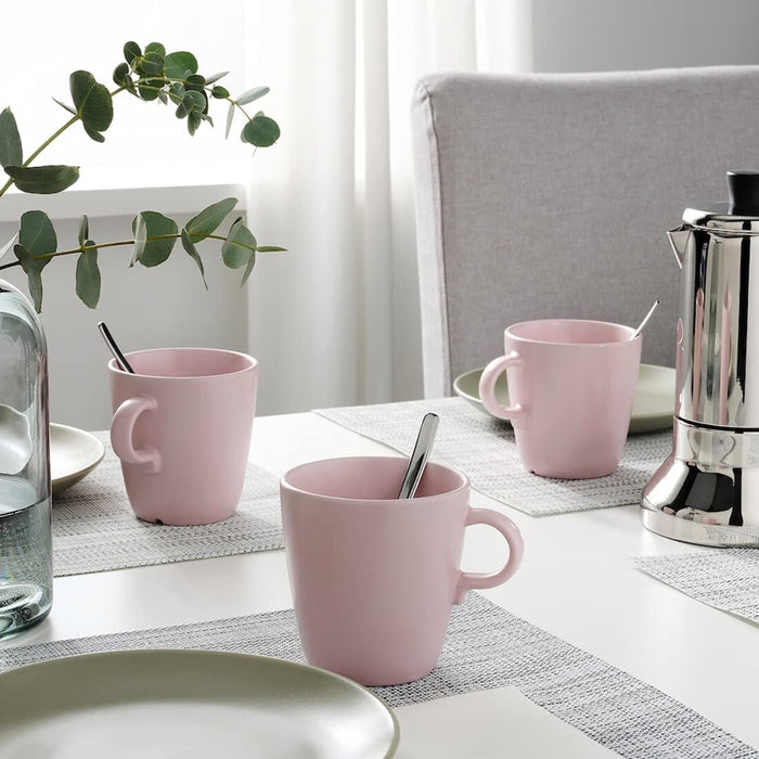 Digital Shoppy IKEA Mug, matt Light pink, 37 cl (13 oz)-buy Drinking vessel mugs, Handle mugs, Cylindrical mugs, Ceramic mugs, Decorative mugs, Functional mugs, Tea mugs, and Coffee mugs-60478193