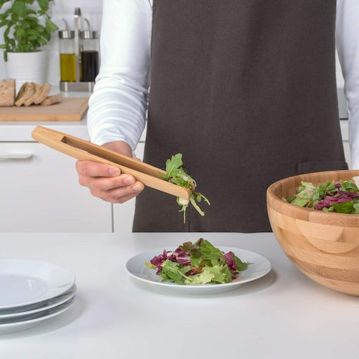 Digital Shoppy IKEA Serving Tong, Bamboo kitchen durable lightweight occasion 70453465