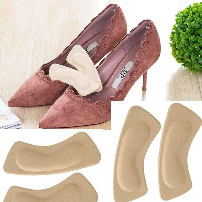 Digital Shoppy 1 Pair Inserts Insoles Pads Cushion Liner Protector Foot Care For Women Inserts Sticky Shoe Back Heel