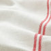 A plain tea towel with a subtle herringbone pattern. 220484011