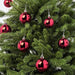 Digital Shoppy IKEA Decoration Christmas Tree, 150cm with Bauble , Set of 42,Red-Color. (Red)10498400