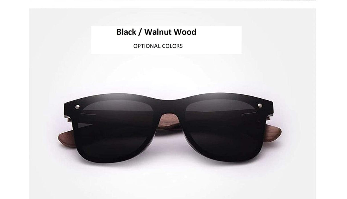 Handmade Sunglasses Men Polarized Walnut Wooden Eyewear for Men and Women