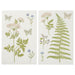 The IKEA Fern & Flower Decoration Stickers on a wall, creating a natural and refreshing backdrop to the room decor 20446830