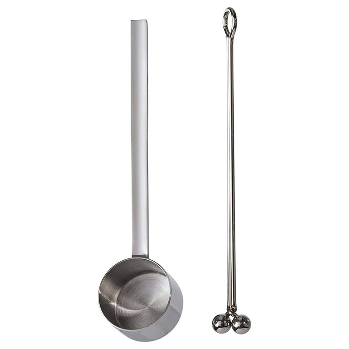 IKEA Coffee Measure Ladle and Clip, Stainless Steel - digitalshoppy.in