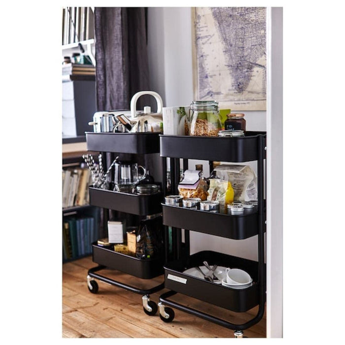 Compact IKEA trolley with slim profile, perfect for tight spaces 70333977