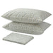 Green cotton flat sheet and 2 pillowcase set from IKEA  00497482