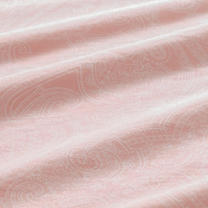 closeup image of ikea fitted sheet of Extra soft and durable quality since the bedlinen is densely woven from fine yarn 80501606