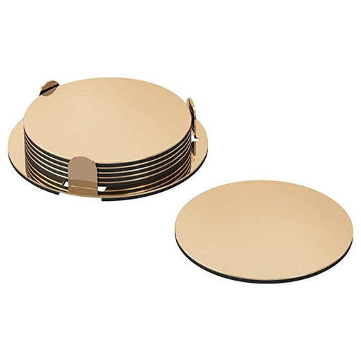 Protect your surfaces in style with these sleek IKEA steel coasters 30343006 