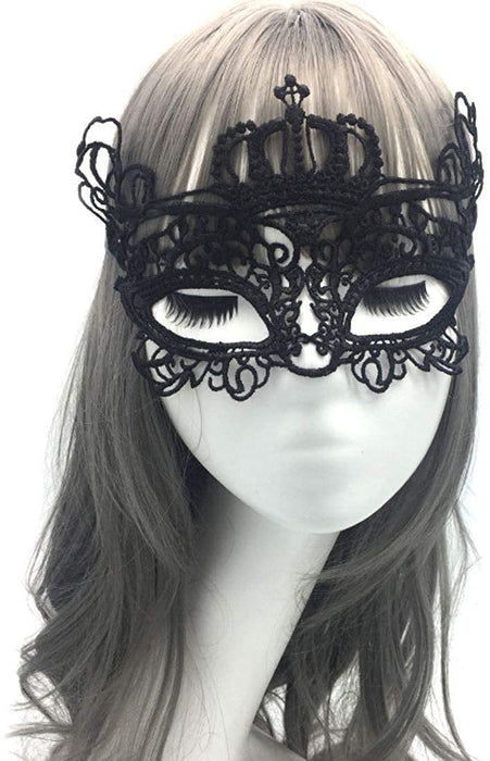 Digital Shoppy Women's Fashion Lace Eye Masks for Masquerade Halloween Venetian Costumes Fancy Dress Carnival Dancing Night Club Event Parties