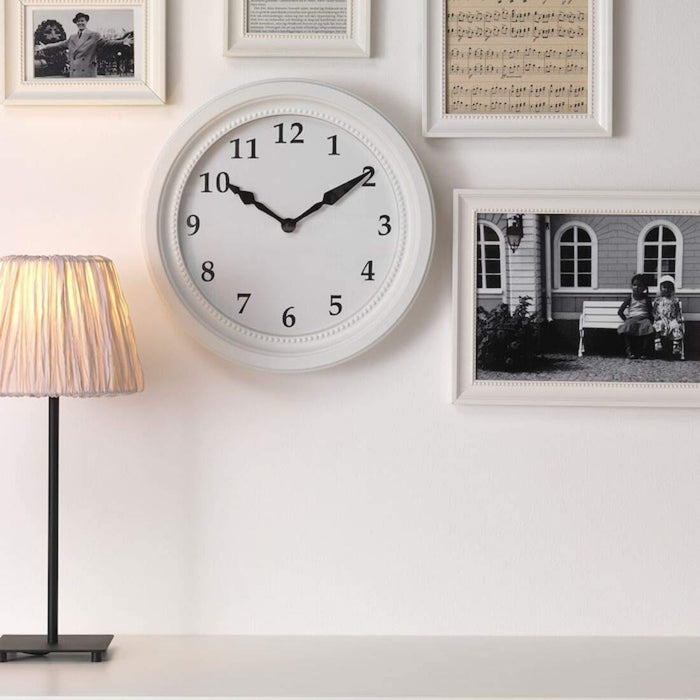 A modern IKEA wall clock with a sleek finish 30391912