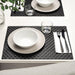 Enjoy hassle-free dining with our easy-to-clean plastic place mats from IKEA 90447100