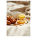 Classic and practical clear glass tumblers from IKEA, suitable for everyday use and easy to clean.