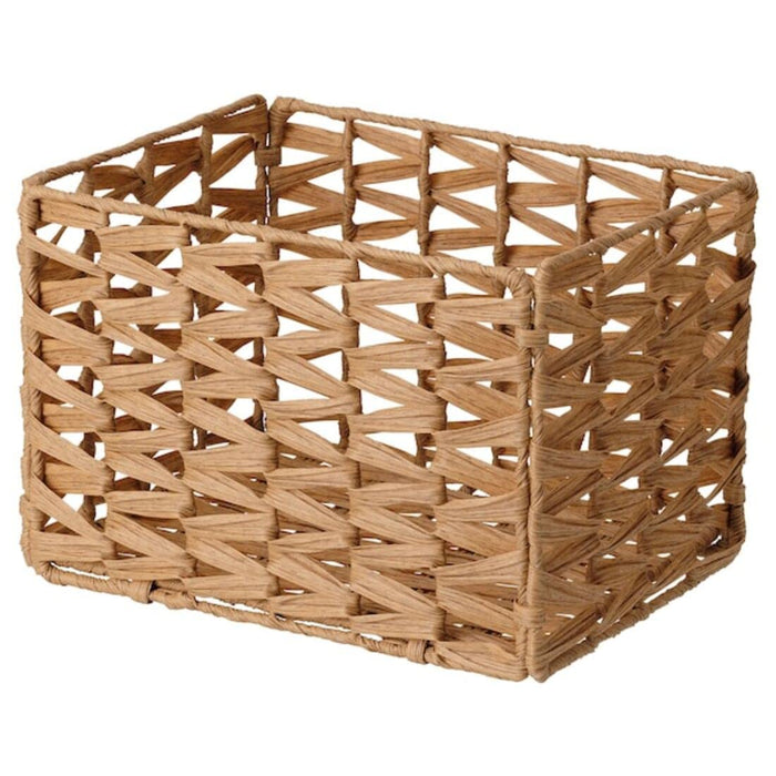 A set of stackable storage baskets, perfect for maximizing space in a closet or storage room.