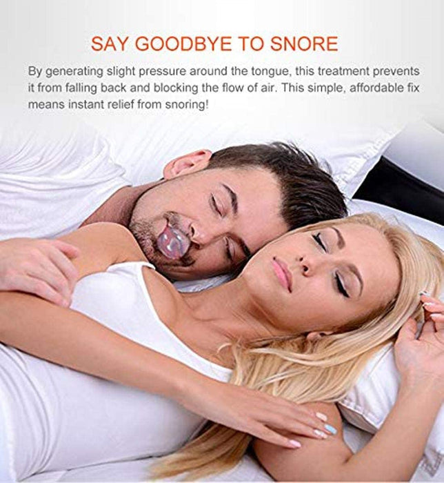 Digital Shoppy Tongue Anti Snoring Device Medical Silicone Anti Snore Device Apnea Aid Snore Stopper Tongue Retainer Anti Snoring Mouthpiece - digitalshoppy.in