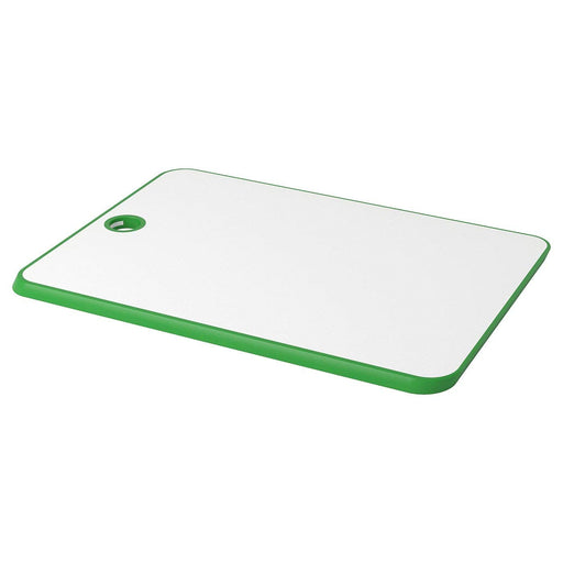 Digital Shoppy IKEA  Chopping Board, chopping board big size, choppig board online, chopping board plastic, chopping board kitchen,  (Green/White, 34x24 cm) 20233414