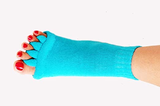Digital Shoppy Five Toes Separators Foot Sock Hallux Valgus Corrector Bunion Adjuster Foot Care Alignment Straightener Socks - 1 Pair X0014TFNMT pain sleep stretch online price